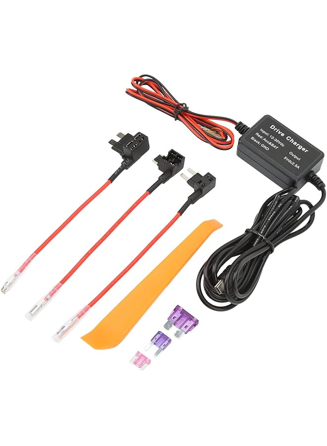 Generic Dash Cam Hardwire Kit, Hardwire Kit Dash Cam Hardwire Kit With High Performance Mini Usb For Gps Navigator - Image 1