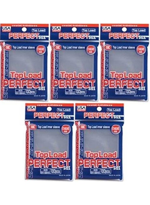 KMC Size Sleeves USA Version 5 Packs of 100