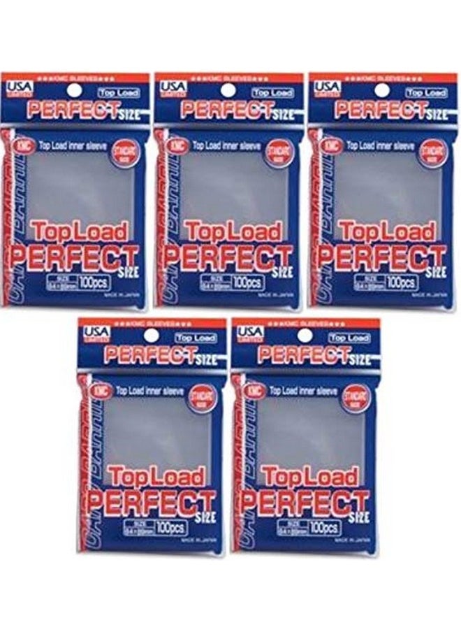 KMC Size Sleeves USA Version 5 Packs of 100