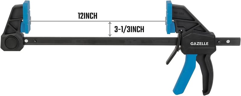 Gazelle 12 In. Heavy Duty Ratcheting Bar Clamp - Image 3