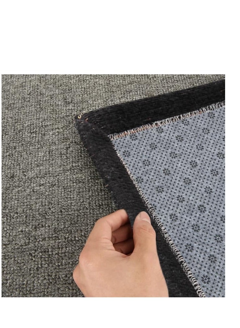 Excefore Non Slip Final Backing Cloth, (72x40) Inch Vinyl Primary Tufting Cloth Backing Fabric, Non Slip Pad with Plum Blossom Pattern for Carpets Rug Tufting Gun Cushion Punch Needle, Rug Making  - Image 5
