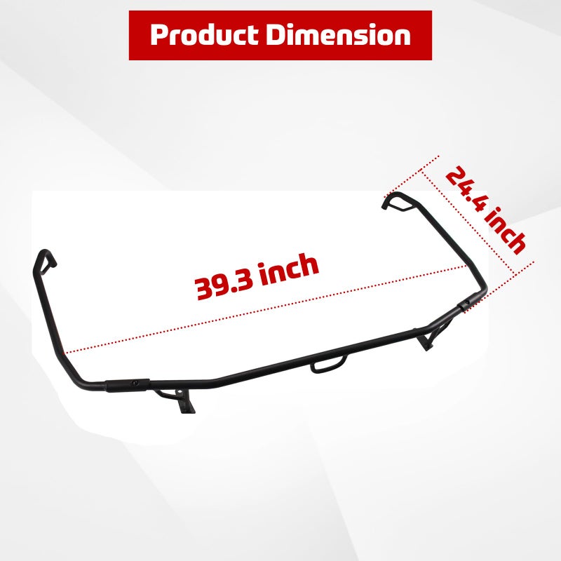 XUTVOTOR Rear Rack Extender for Polaris Sportsman 570 450 2021-2025, Steel Rear Luggage Racks Rear Cargo Rack for Polaris Sportsman 570 450 H.O. 2021-2025 Accessories (Replace #2884841) - Image 5