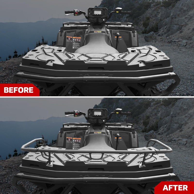 XUTVOTOR Rear Rack Extender for Polaris Sportsman 570 450 2021-2025, Steel Rear Luggage Racks Rear Cargo Rack for Polaris Sportsman 570 450 H.O. 2021-2025 Accessories (Replace #2884841) - Image 4