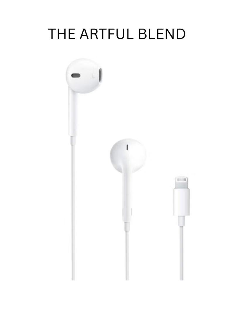 High-Quality Wired Earphones with Lightning Connector – Plug & Play, No Bluetooth Required - Image 1