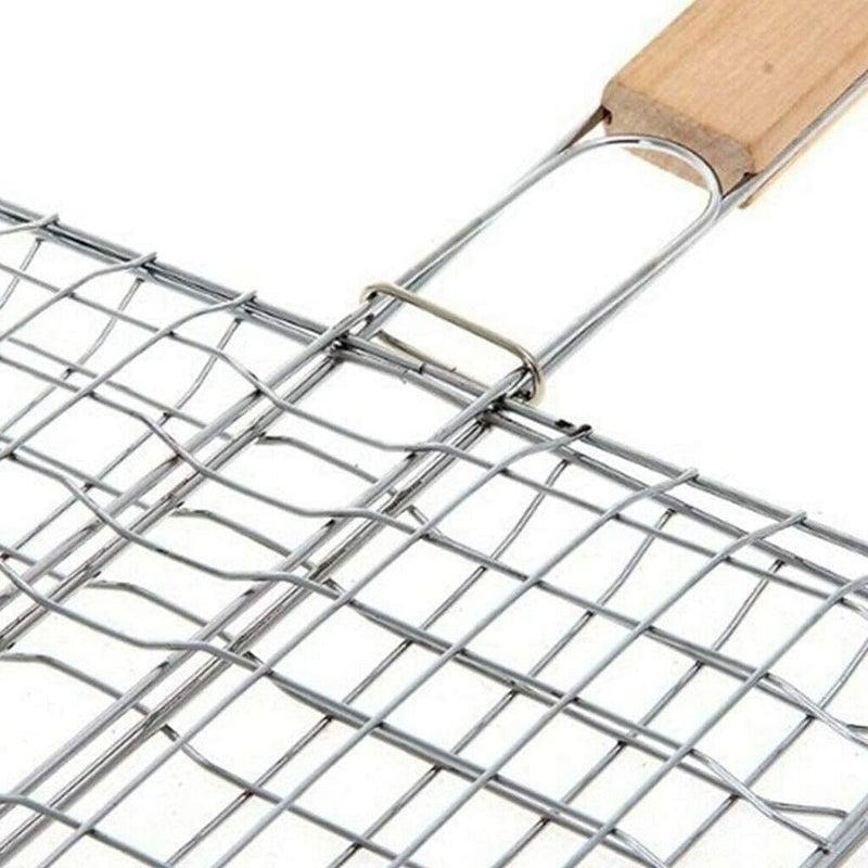REPLEX BBQ Grill BasketPortable Fish Grilling Basket for Outdoor GrillRustproof 304 Stainless Steel Grill AccessoriesGrill Accessories for Vegetable Meat Shrimp Fish - Image 3