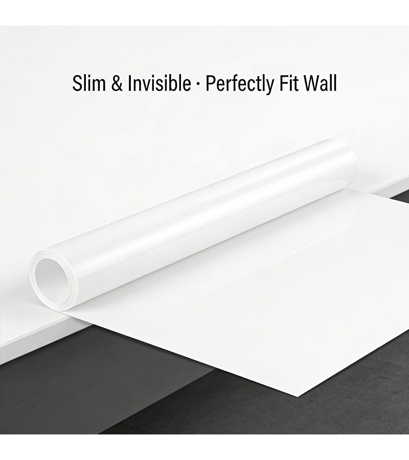 Electrostatic Adhesive Whiteboard Sticker 23.62x196.85inch Rewritable Reusable Wall Film - Image 3