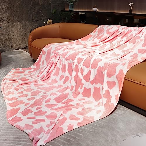 GEULAY Queen Blanket for Bed, Extra Large Full Size Pink Fleece Throw Blanket for Bedroom Living Room, Pink Gifts for Women, Couples, Colleage Girls 90" x 90" - Image 3