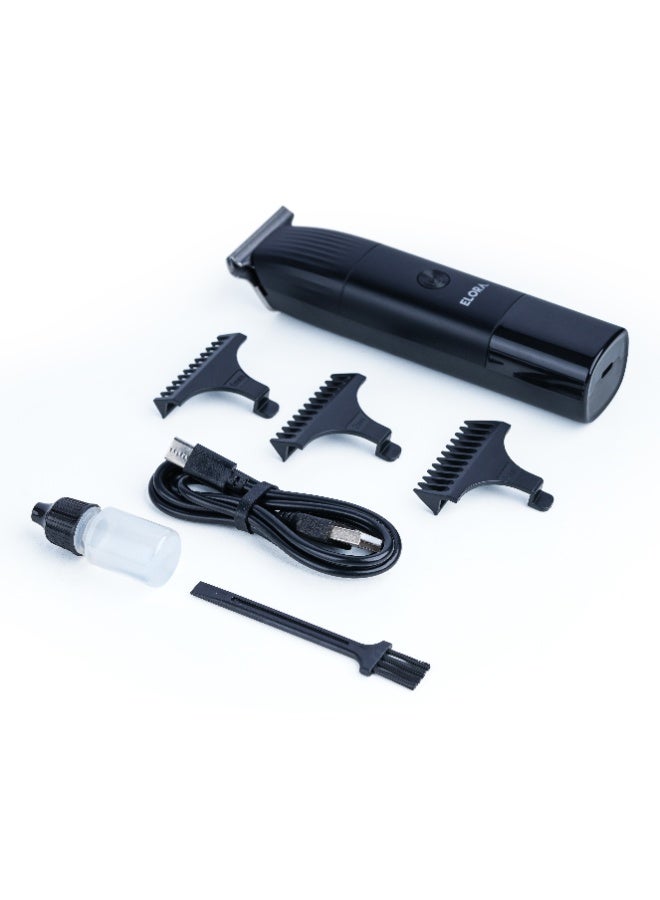 ELORA Rechargeable Hair Clipper Waterproof Trimmer with LCD Display USB Charging - Image 2