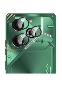 General Tecno Pova 6 Pro 5G Camera Lens Protector, 9H Tempered Glass Camera Cover Protector Metal Individual Ring for Tecno Pova 6 Pro  - Image 1