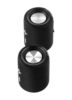 Steepletone SPLIT Bluetooth Speaker Transforms 1 into 2 Speakers Portable Rechargeable IPX5 TWS Stereo (Black)  - Image 2