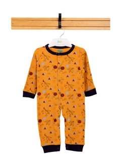 Babies Basic 100% Cotton Printed Long Sleeves Jumpsuit/Romper/Sleepsuit For Babies  - Image 1