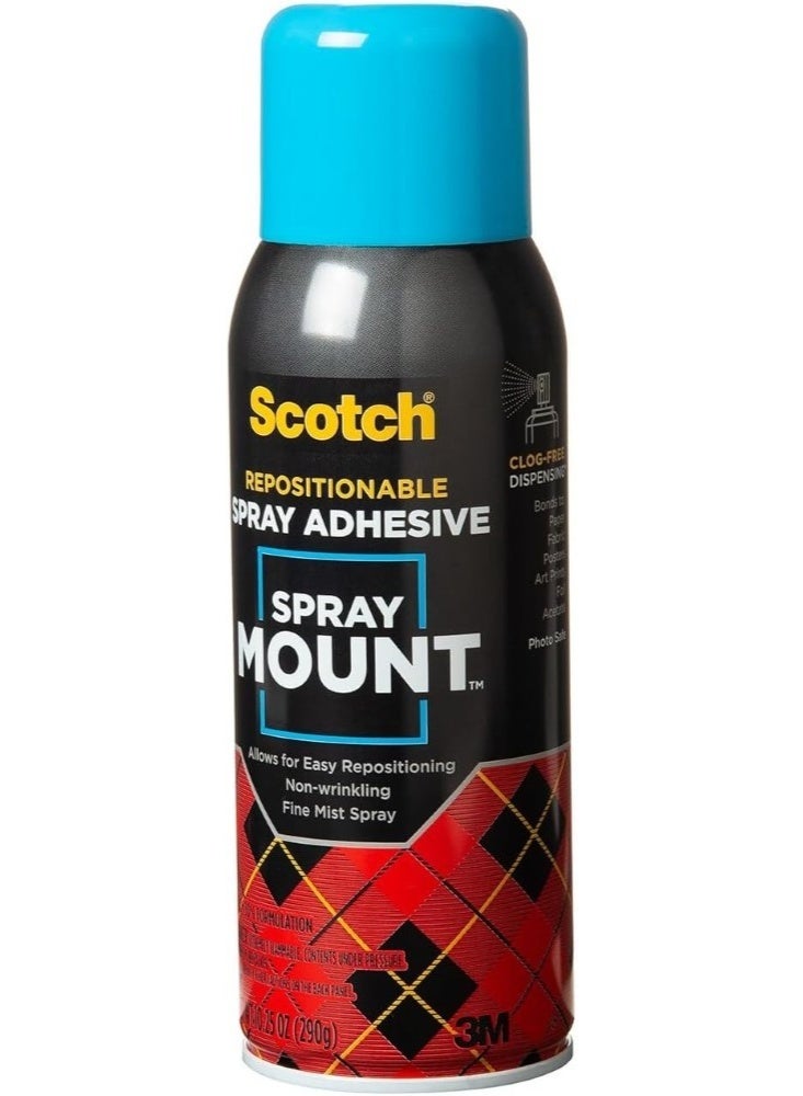 Scotch  Spray Mount Repositionable Spray Adhesive 290G - Image 1
