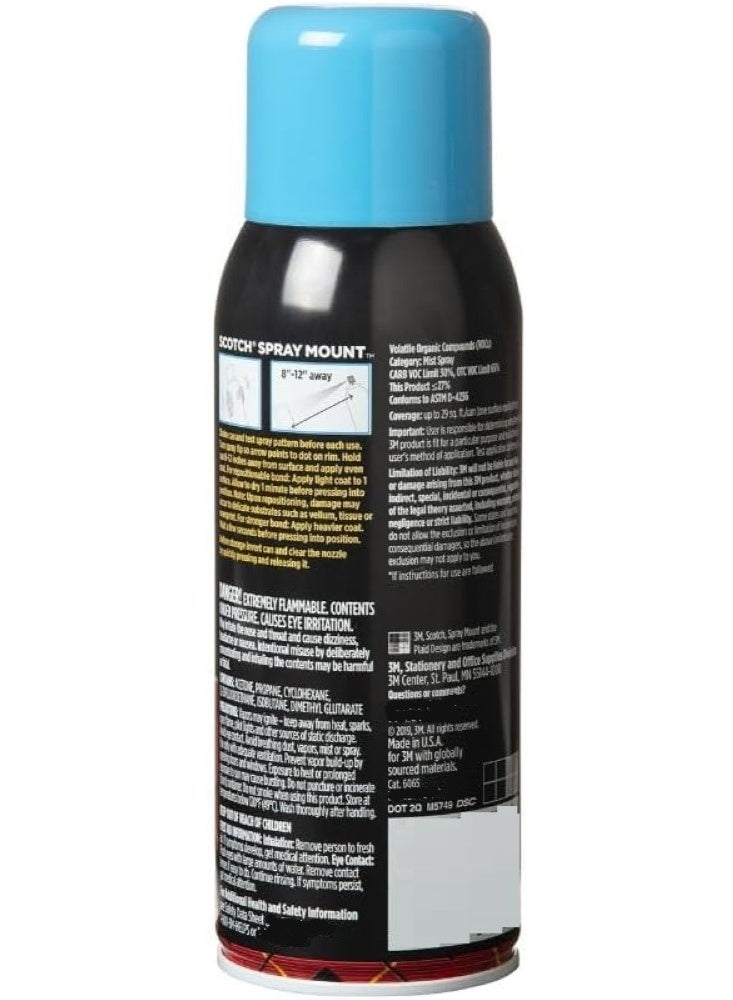 Scotch  Spray Mount Repositionable Spray Adhesive 290G - Image 2