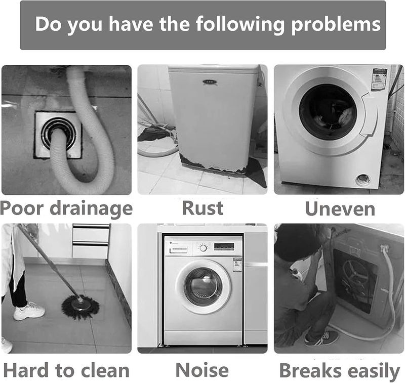 WINTEX 4PCS Washing Machine Foot Pads, Shock and Noise Cancelling Washing Machine Support, Washing Machine Anti Vibrasion Pads, Washing Machine Stabilizer for All Washing Machine - Image 4