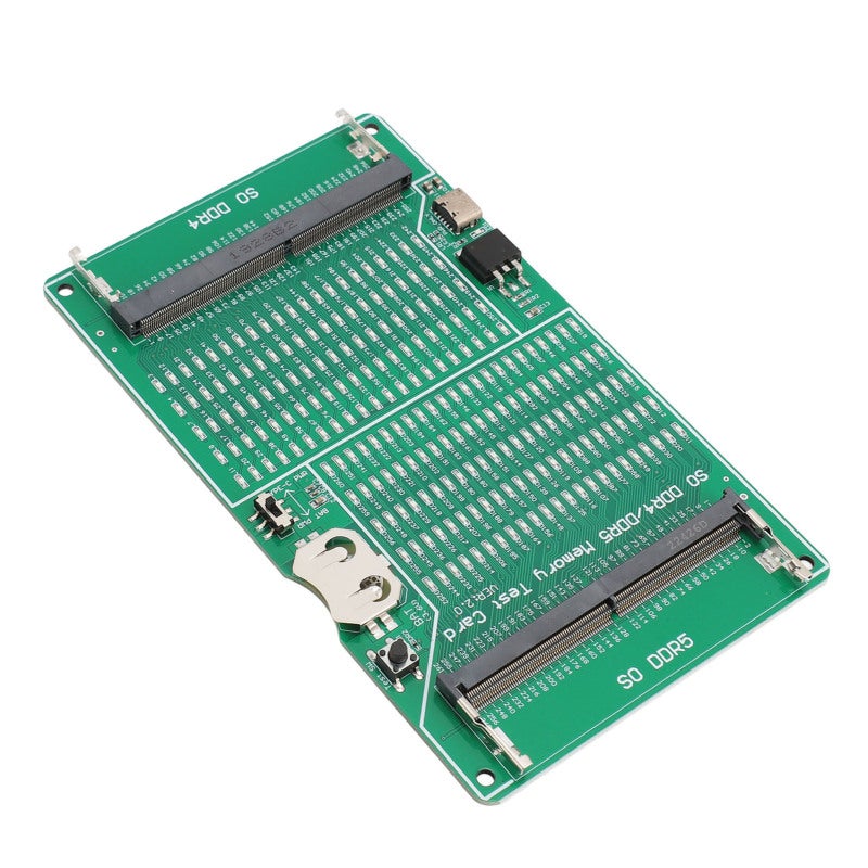 أداة اختبار ذاكرة DDR4 و DDR5 2 في 1 مع مؤشر LED - كاشف أعطال الذاكرة متعدد الوظائف لفنيي أجهزة الكمبيوتر المحمولة وهواة الكمبيوتر - Image 4