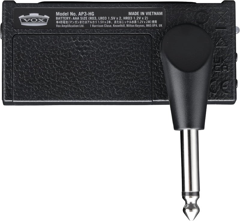 VOX amPlug 3 High Gain Headphone Guitar Amplifier w/ 2 Channels, Stereo Effects, Built-in Rhythms, and Aux in Jack - Image 3