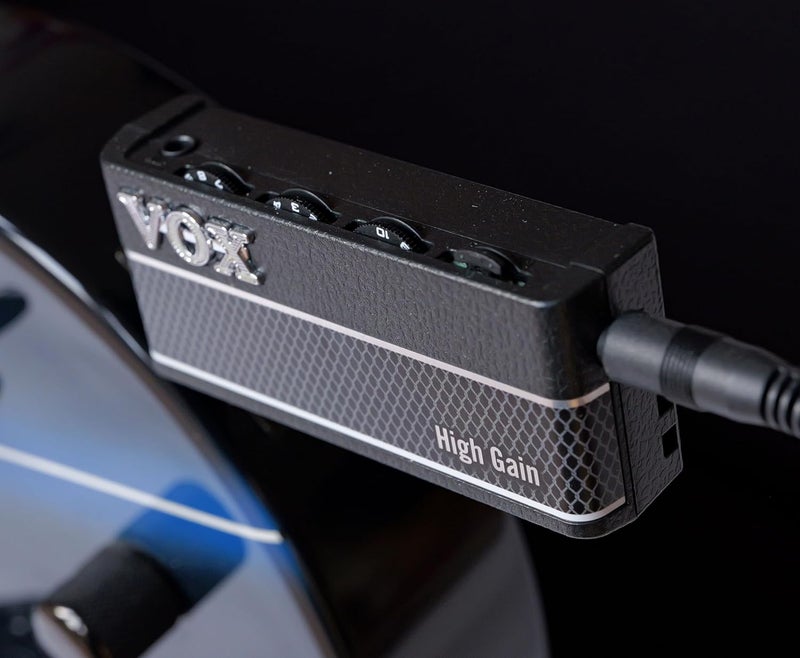 VOX amPlug 3 High Gain Headphone Guitar Amplifier w/ 2 Channels, Stereo Effects, Built-in Rhythms, and Aux in Jack - Image 4