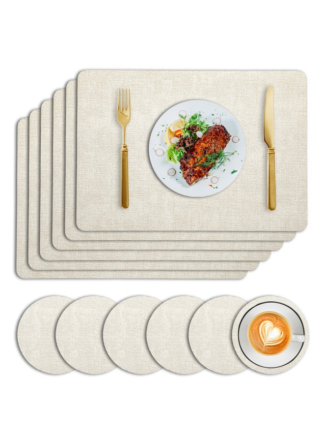 2025 Style Leather Placemat Waterproof Oil-Proof Heat Insulation Mat Hotel Premium Table Mat Nordic Ins Style Western Placemat-Color:Right Angle-dark Green-2#-Specifications:43cm×30cm - Image 2