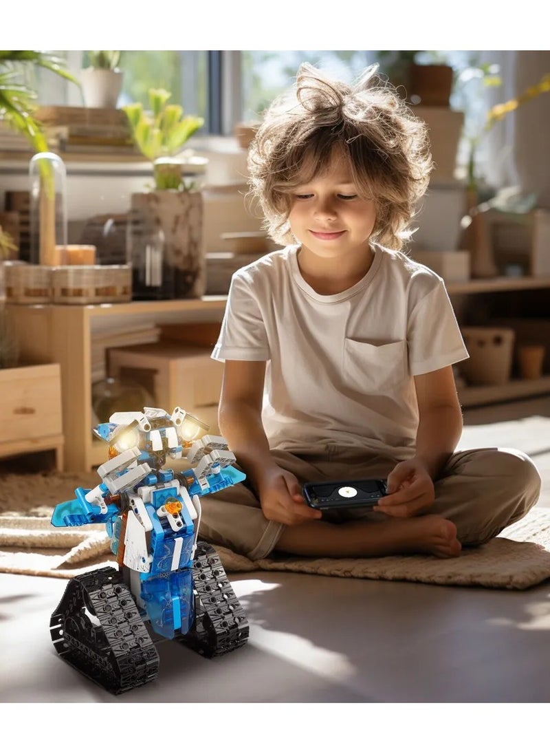 mould king 15059 Building Kit model, STEM project robot building blocks, Lightning Robot kit, robot toys, robot building kit, children's toys, birthday and Children's Day gifts for boys/girls, over 8 years old (369 pieces)  - Image 4