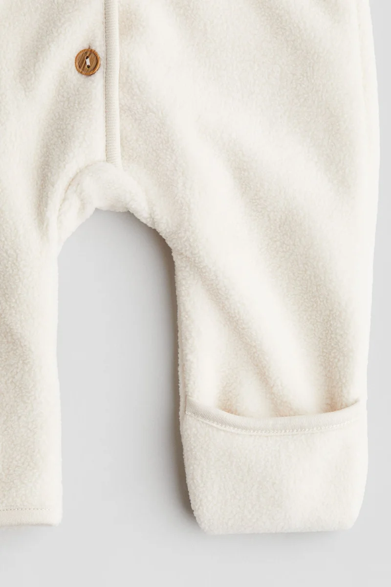 H&M Hooded fleece all-in-one suit