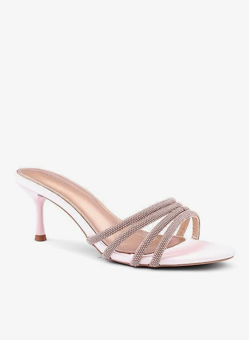 IconStyle Embellished Strappy Heeled Mules