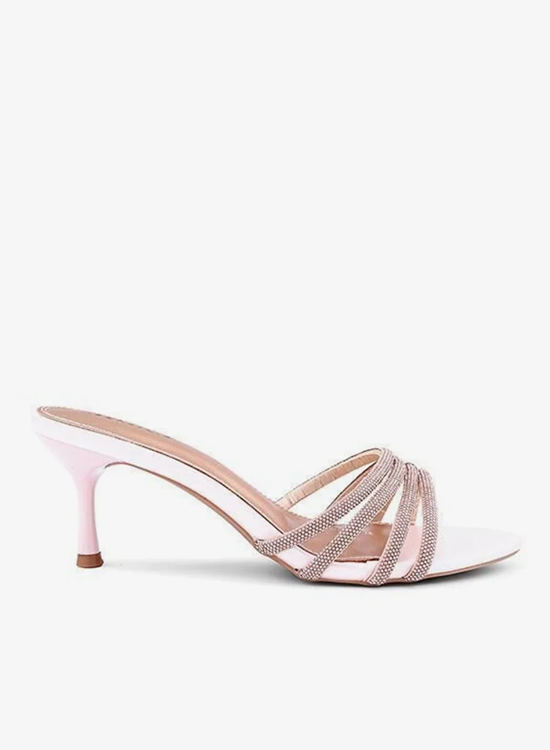IconStyle Embellished Strappy Heeled Mules