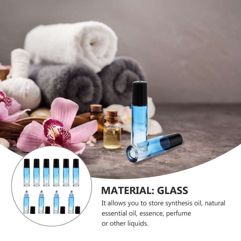 10pcs Convenient Sub Bottles Storage Roller Bottles Glass Bottles - Image 3