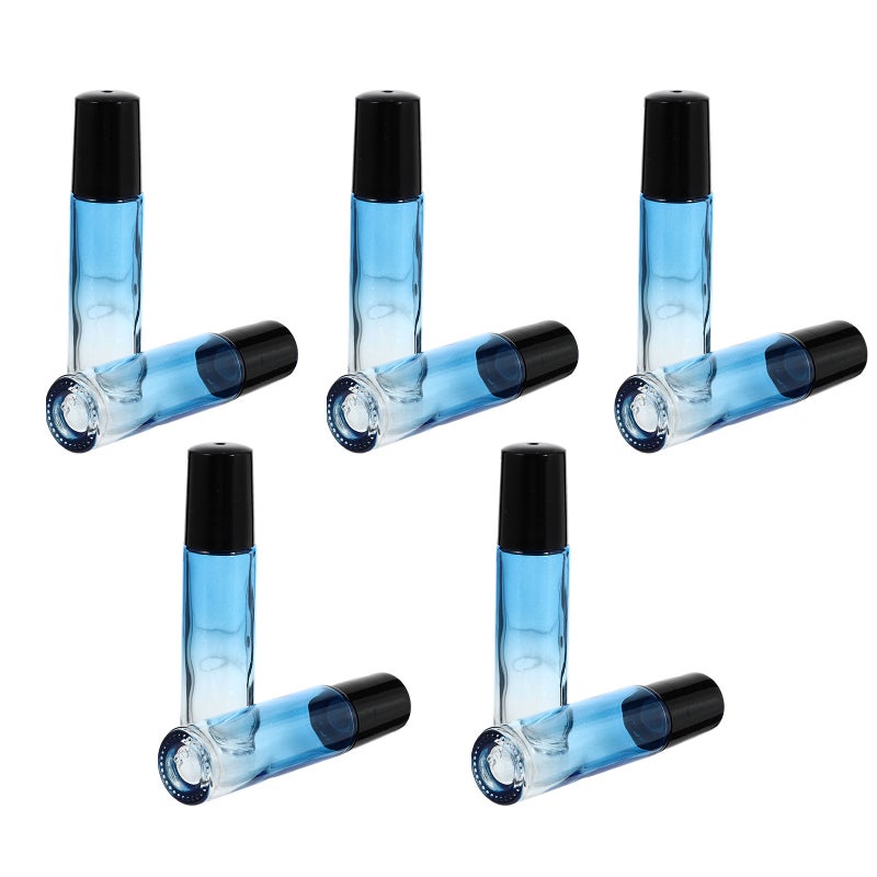 10pcs Convenient Sub Bottles Storage Roller Bottles Glass Bottles - Image 1