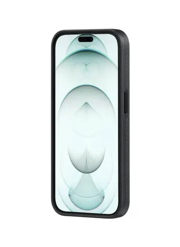PITAKA iPhone15 Pro 6.1inch Case MageZ Back Cover Pro 4 / Slim and Light / Built-In Button Covers / Camera Protection- Black/Grey Twill  - Image 3
