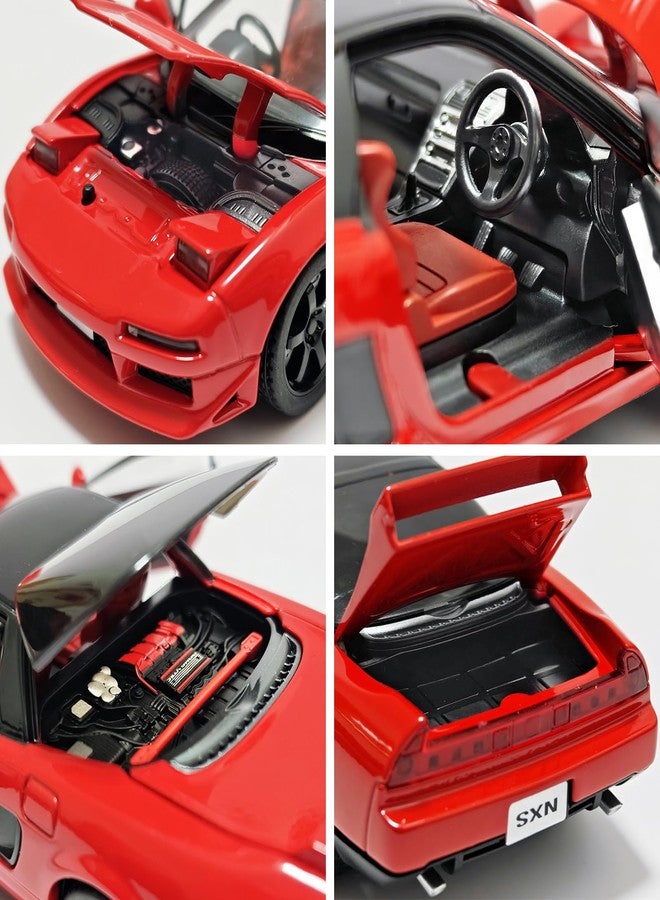 ERBADIHAGO Toy Cars Compatible for 1990 NSX NA1 1/32 Metal Model Car Pull Back Car Toys with Light and Sound Toys Car Collectible Model for Children Age 3 + Year Old (Red) - Image 5