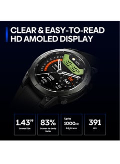 Smart Watch, AMOLED GPS Bluetooth Smart Watch 400mAh 1.43 Inch AI Voice Assistant, Blood/Oxygen/Heart Rate Monitoring Fitness Smart Watch for Android IOS - pzsku/Z68C4AF922BDB6272B2C7Z/45/_/1713840625/203a09d5-8abd-49cb-8e3d-84f42d983eb6