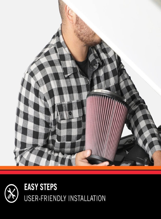 كيه آند إن فلتر هواء المحرك الأصلي عالي التدفق من K&N: أداء عالٍ، ممتاز، قابل للغسل، فلتر بديل صناعي، شديد التحمل: E-9289 - Image 4