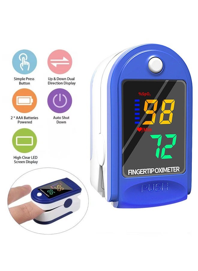 Super ZYouth 3Pcs Blood Pressure Monitor Digital Infrared Thermometer Pulse Oximeter Set With LCD Digital Display for Home Use  - Image 2