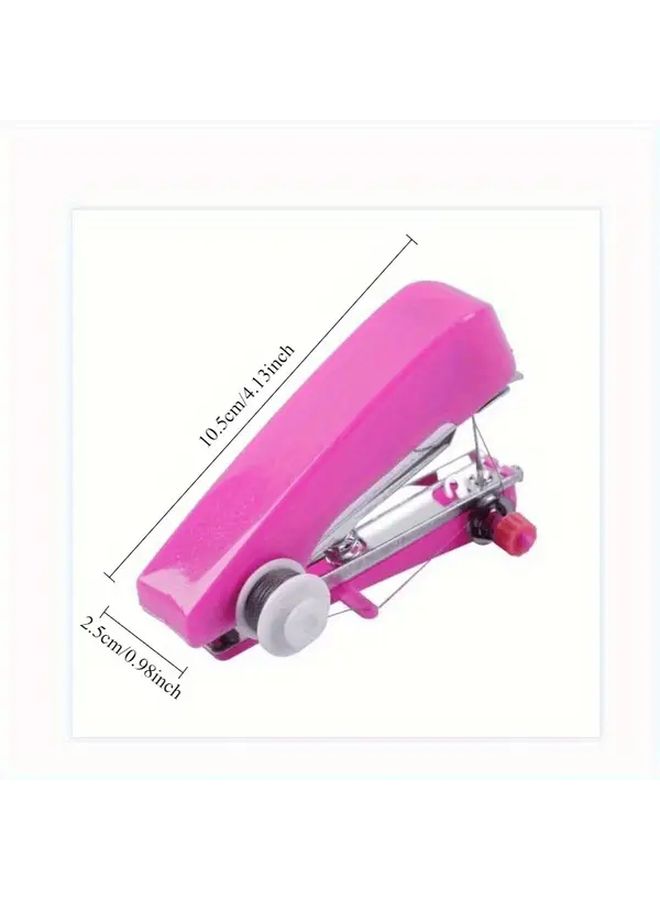 Mini Handheld Sewing Machine Portable Quick Repair Tool Random Color - Image 3