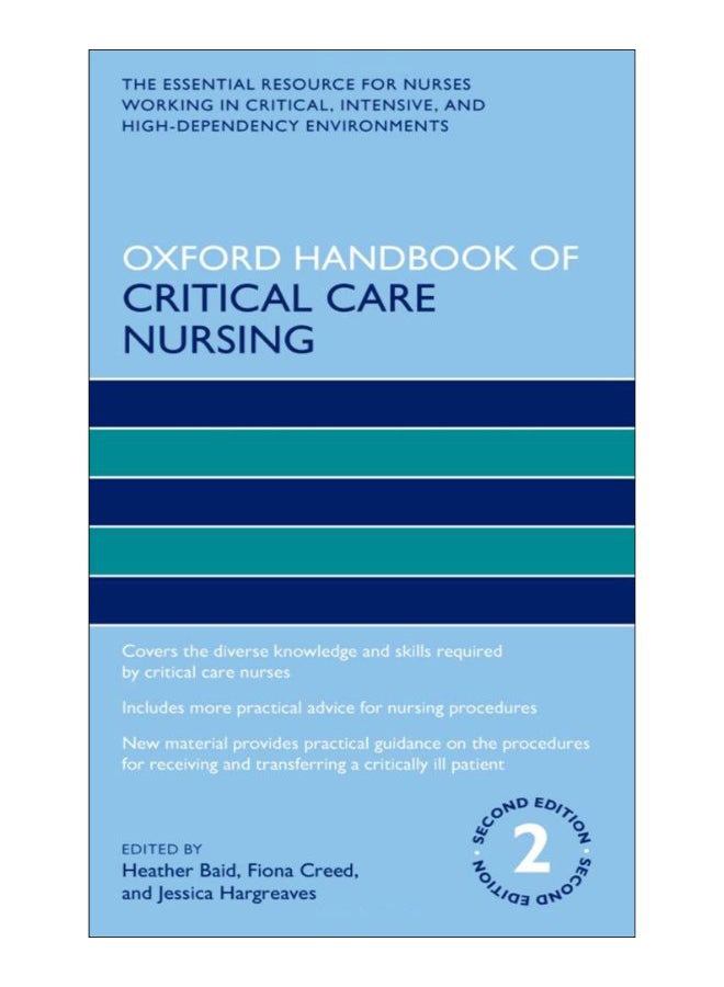 Oxford Handbook Of Critical Care Nursing