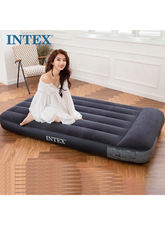 Intex Double Inflatable Air Mattress With Built-in Pillows, Thickened For Home, Car, Outdoor Tent, Foldable Bed 64142