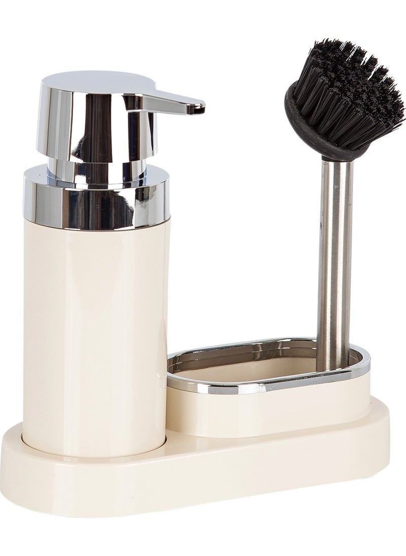 Primanova - Polen Kitchen Liquid Soap Dispenser -Beige - Image 1