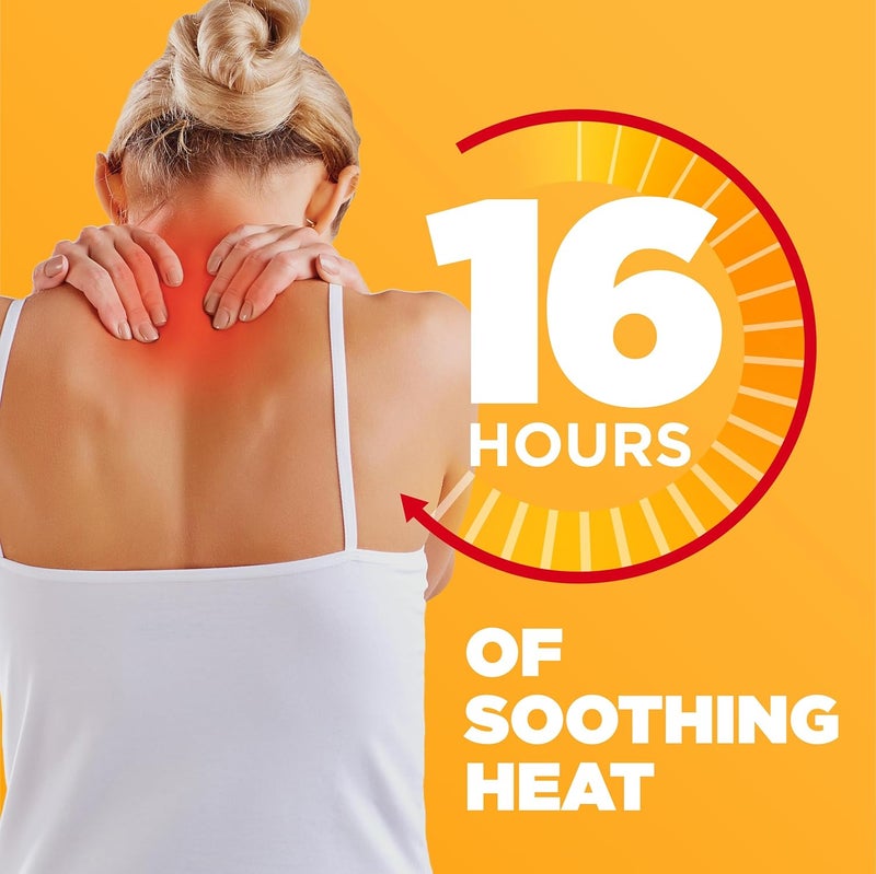 ThermaCare Heat Wraps for Neck Shoulder Pain Relief Portable Adhesive Heating Pads with 16Hour Therapeutic Heat DrugFree Muscle Joint Soothing Patches 5Count - Image 3
