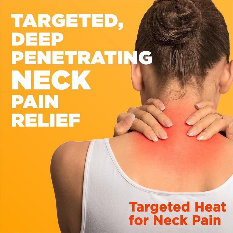 ThermaCare Heat Wraps for Neck Shoulder Pain Relief Portable Adhesive Heating Pads with 16Hour Therapeutic Heat DrugFree Muscle Joint Soothing Patches 5Count - Image 4