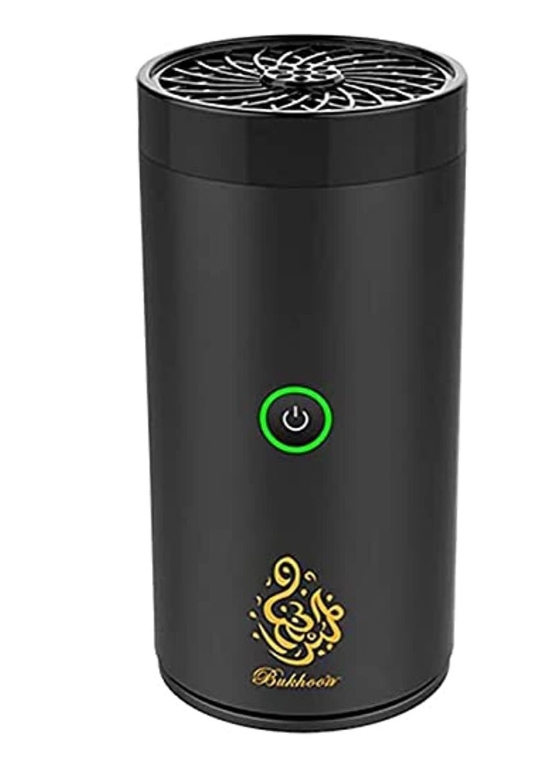New Portable Arabic Electric Bukhoor Incense Burner Handheld USB Battery Charger Aromatherapy (BLACK) - Image 5