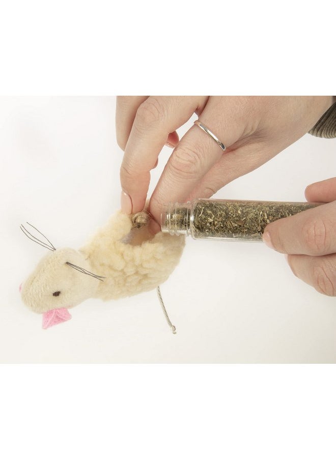 SmartyKat SmartyKat Madcap Mania Refillable Plush Catnip Cat Toy, Includes Catnip Tube - Randomly Selected Color, One Size  - Image 4