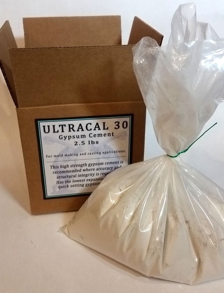 USG Ultracal 30 Gypsum Cement 2.5 lbs / 1.13 kg - Plaster - For Mold Making and Casting, Ideal for Latex Molds! Takes Excellent Detail - Image 3