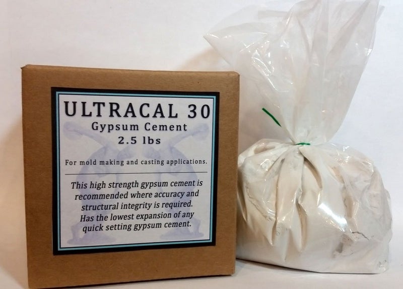 USG Ultracal 30 Gypsum Cement 2.5 lbs / 1.13 kg - Plaster - For Mold Making and Casting, Ideal for Latex Molds! Takes Excellent Detail - Image 5