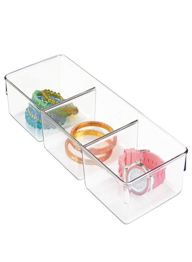 InterDesign Linus Dresser and Vanity Drawer Organizer, 13-inch by 5-inch by 2.25-inch, Clear - Image 5