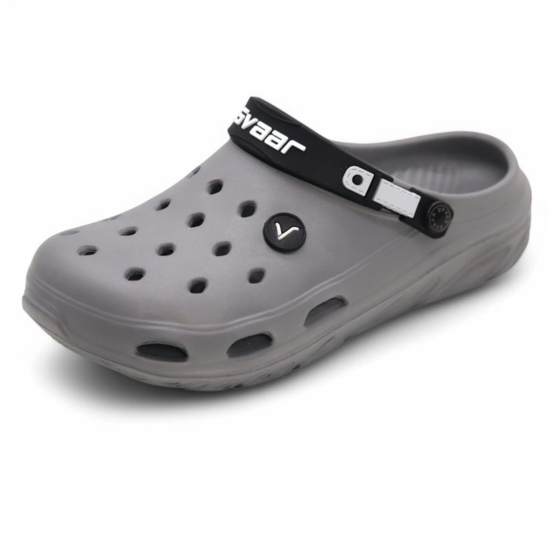 SVAAR صنادل سفاار للرجال خفيفة الوزن فائقة النعومة قابلة للتنفس ومقاومة للماء مع حزام خلفي قابل للتعديل باللون الأزرق المائي - Image 2