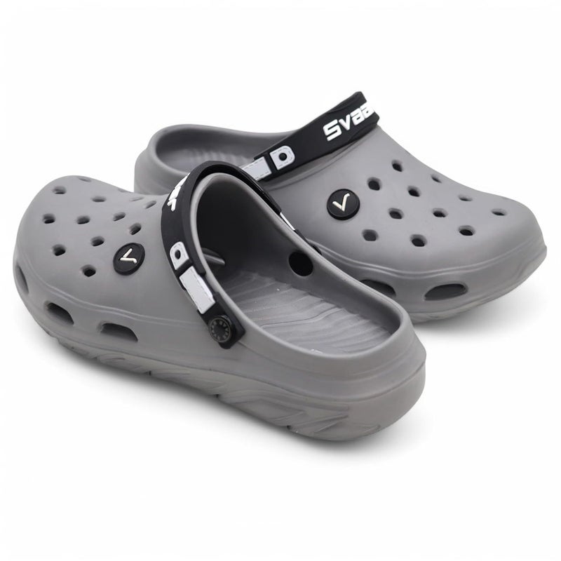 SVAAR صنادل سفاار للرجال خفيفة الوزن فائقة النعومة قابلة للتنفس ومقاومة للماء مع حزام خلفي قابل للتعديل باللون الأزرق المائي - Image 4