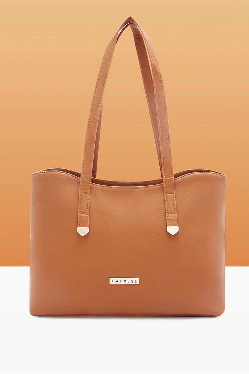 CAPRESE AFRA TOTE MEDIUM TAN - Image 1