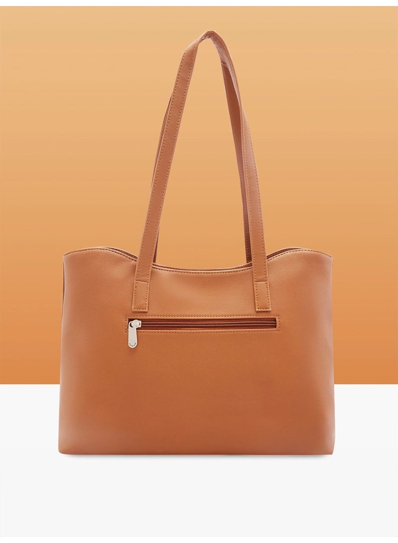 CAPRESE AFRA TOTE MEDIUM TAN - Image 2