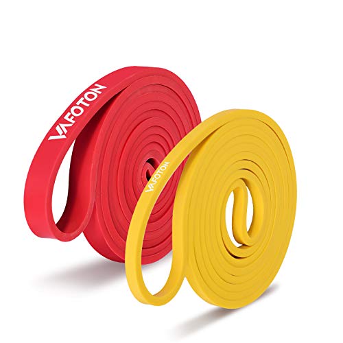 VAFOTON Pull up Assist Band,Latex Resistance Strap Loop for Strength Training,Warm up,Streching,Muscels Building,Home Gym Equipment for Men and Women-Light Level - Image 1