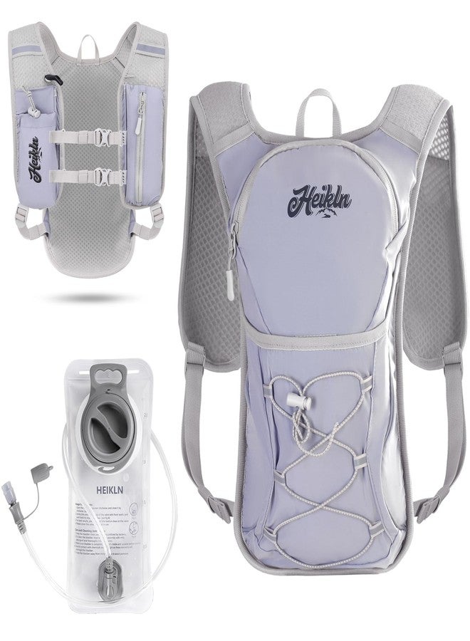 HEIKLN Hydration Backpack,Lightweight Water Backpack with 2L Water Bladder Running Hydration Vest Backpack for Hiking Running Cycling Hiking - Image 1